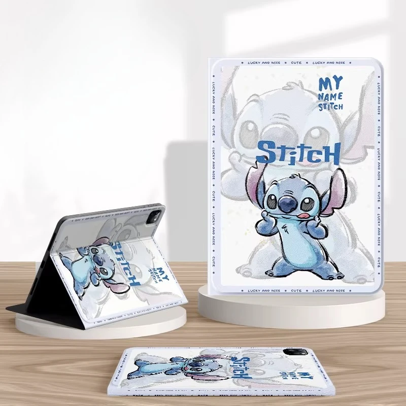 

Чехол Stitch для iPad Pro 4 5 6 12.9 дюймов, M4 13 дюймов, iPad 8 9 10 10.2 дюймов, Air 4 5 10.9 дюймов, M2 M3 A16 11 дюймов, защитный чехол для планшета