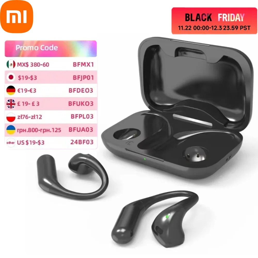 Xiaomi Air 6 Earphone Sport True Wireless Bluetooth Running Headset Built-in Mic Earbud ﻿Waterproof Headset HIFI Sound Headphone