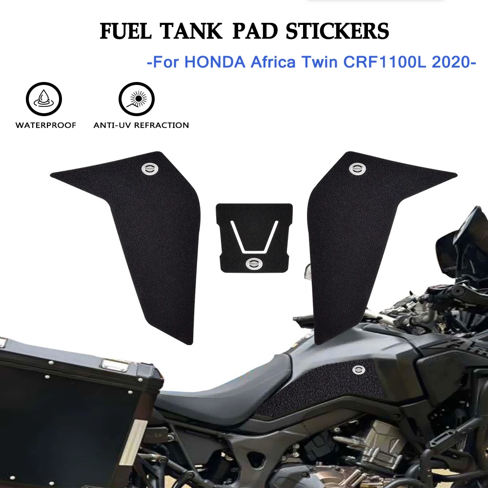 Motorfiets Brandstoftank Pad Stickers Tankpad Decals Pakking Tank Bescherming Pad Non-Kras Set Voor Honda Africa Twin CRF1100L 2020-