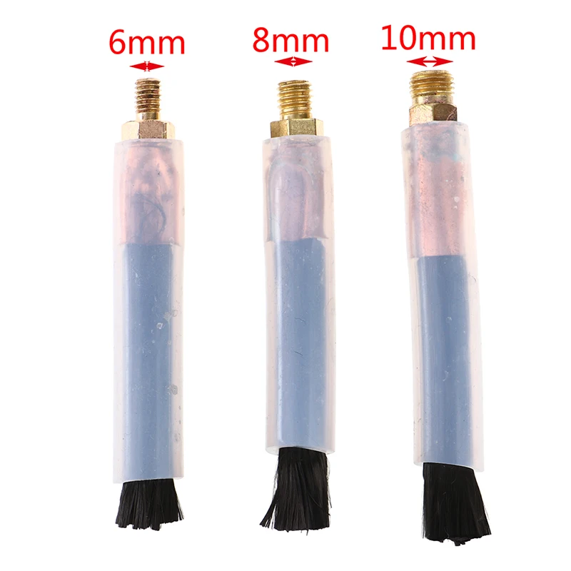 1PCS Copper Head Weld Brushes For Polishing Machine Welding Seam Cleaner M6/M8/M10