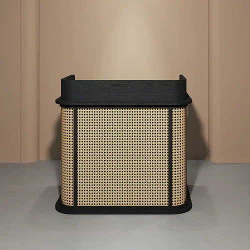 Store Small Rattan Restaurant Cashier Counter Restaurant Entrance Reception Desk Reception Reception Desk