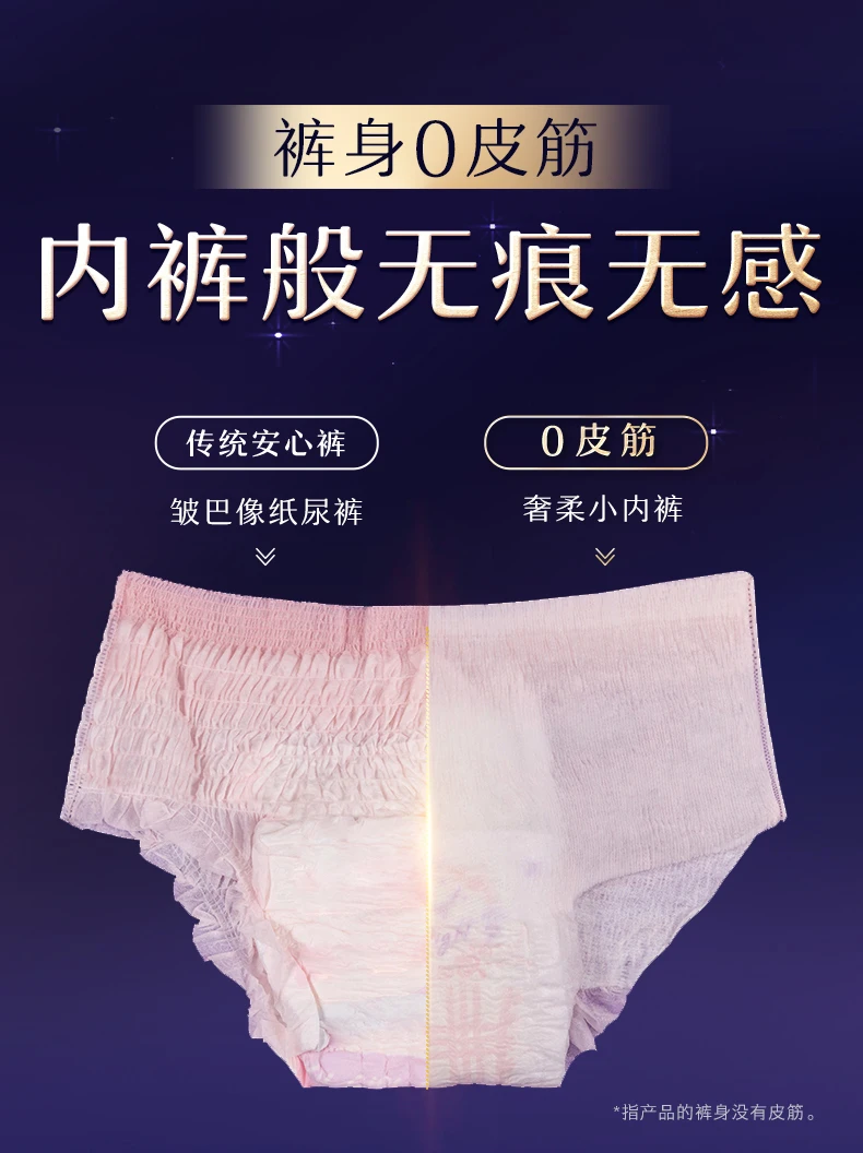 SOFY فترة الحيض سراويل لينة شبكة المثانة تسرب سلس البول الملابس الداخلية سراويل الحيض مع 0 شريط مطاطي #6