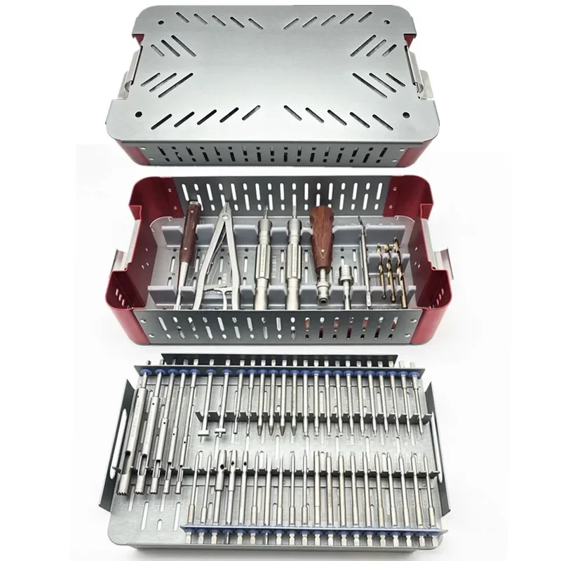 56pcs/set Orthopedics Screw Extractor Screw Broken Removal Instrument Orthopaedic Instruments