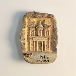 Asia Jordan Flavour 3D Fridge Magnet Tourist Souvenirs Refrigerator Magnetic Decoration Articles Collection Handicraft Gift