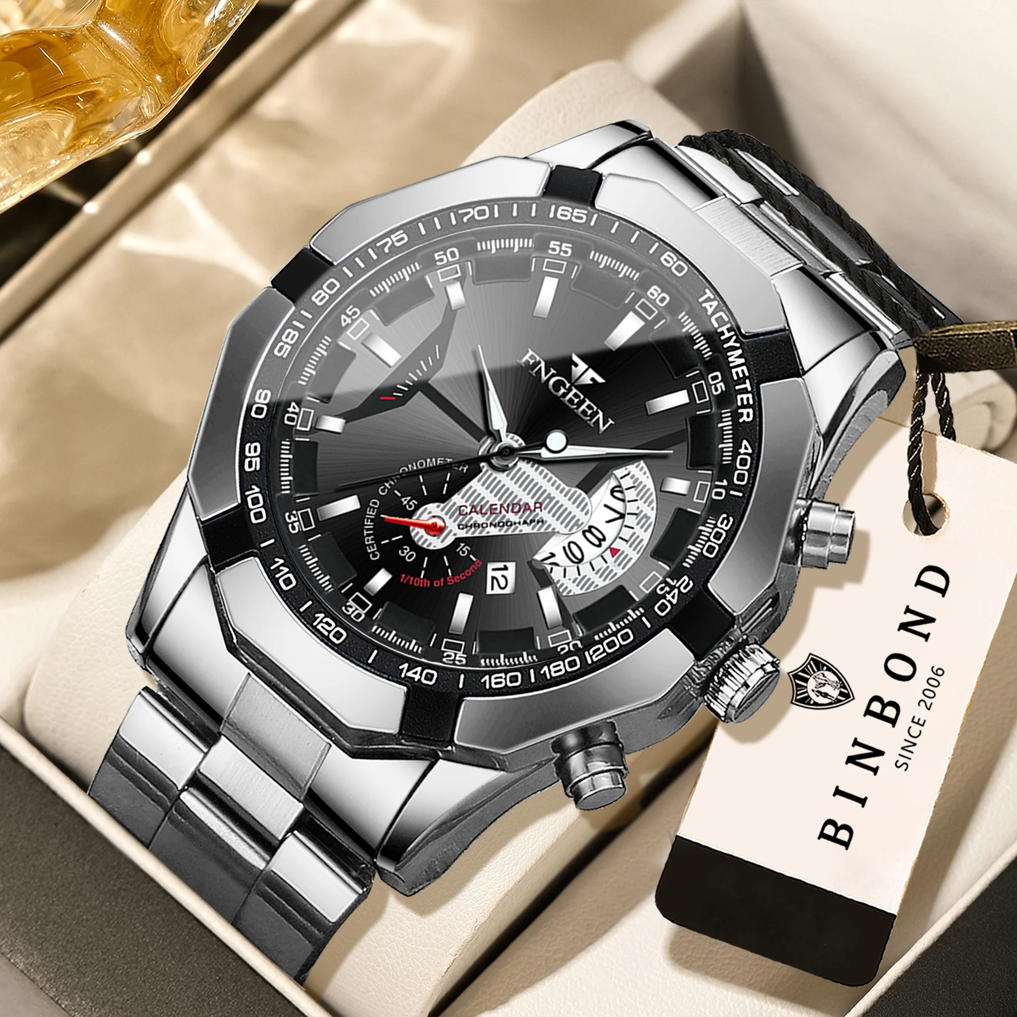 BINBOND Quartz Watches For Men - огляд і ціна Luxury Watch And Price