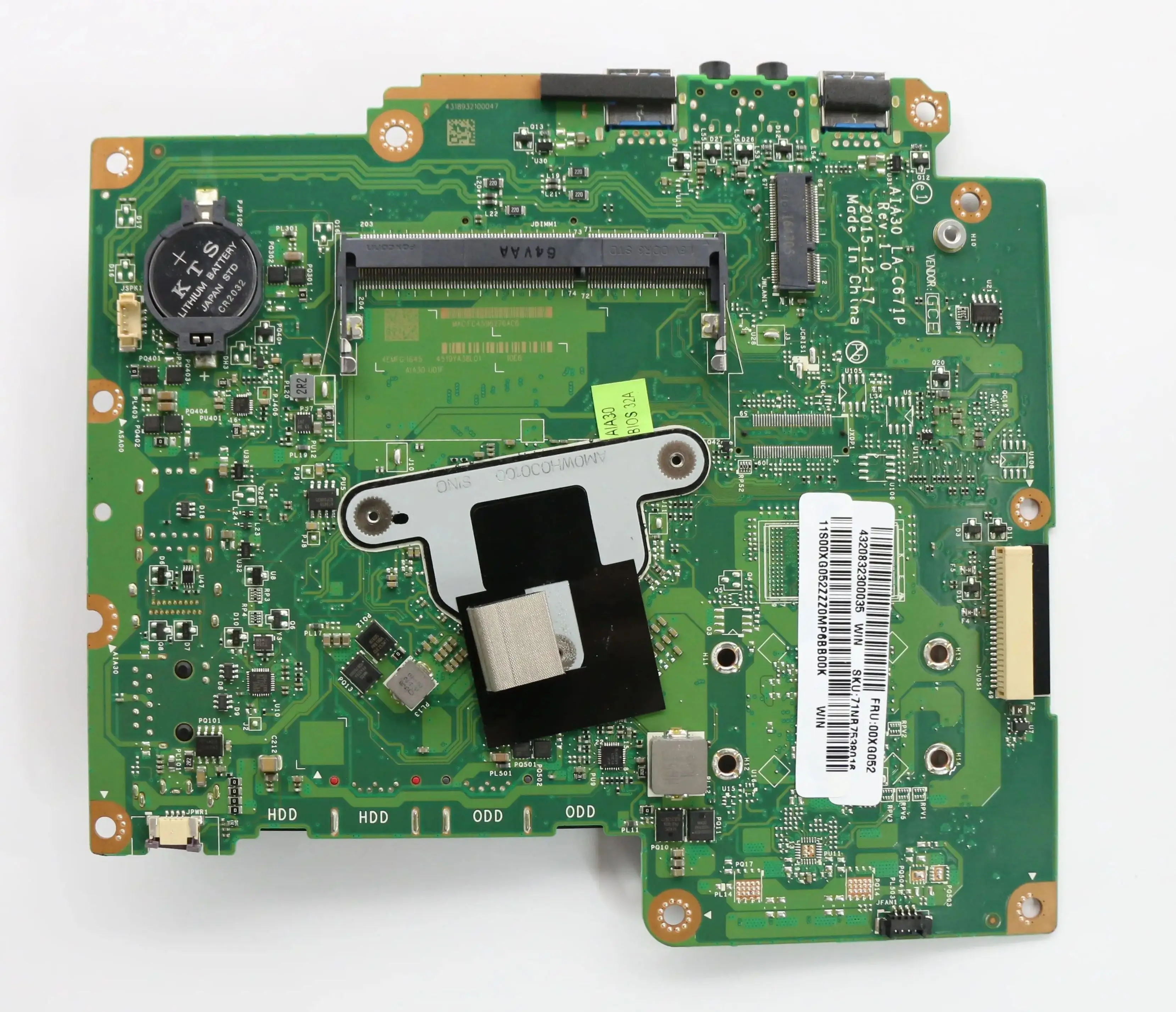 Imagem -02 - Placa-mãe Tudo-em-um para Lenovo Placa-mãe Processador N3700 100 Completo Testado C2000 00xg052