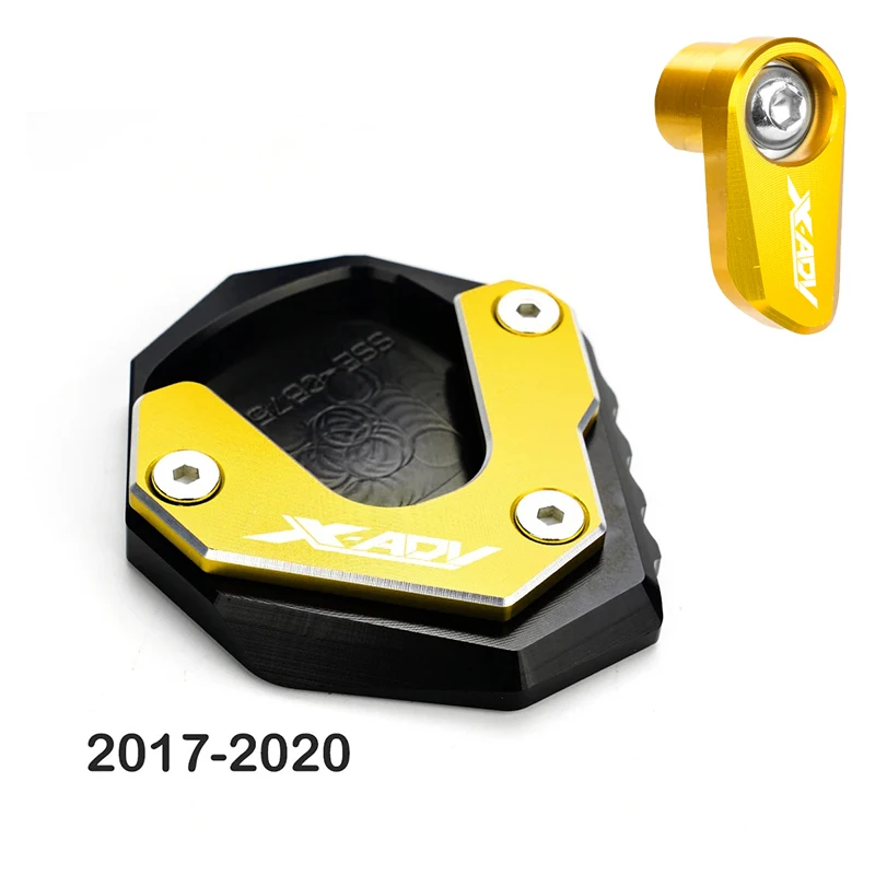 For Honda X ADV XADV 750 XADV750 2017-2024 2020 2021 Motorcycle Accessories Side Stand Kickstand Enlarger Pad ABS Sensor Guard
