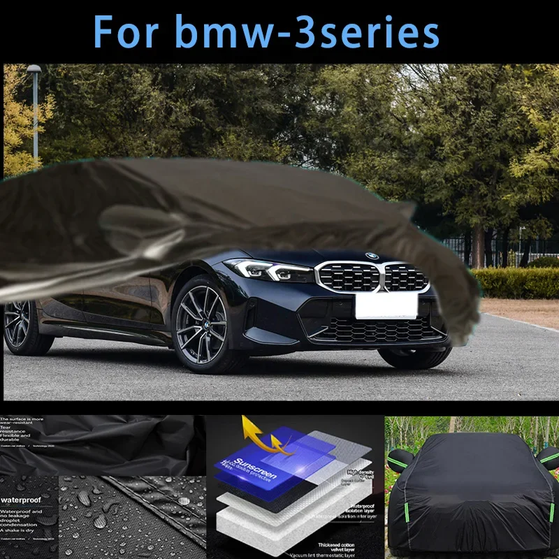 

For bmw-3series Outdoor Protection Full Car Covers Snow Cover Sunshade Waterproof Dustproof Exterior Car accessories