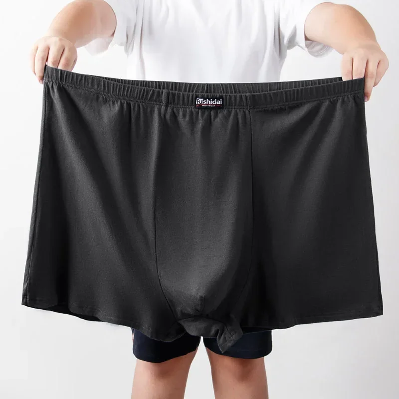 3XL 7XL 8XL 10XL Big Size Boxer Shorts Men Underpants Plus Male Cotton Breathable Panties Dad Gift Loose Comfortable Underwear