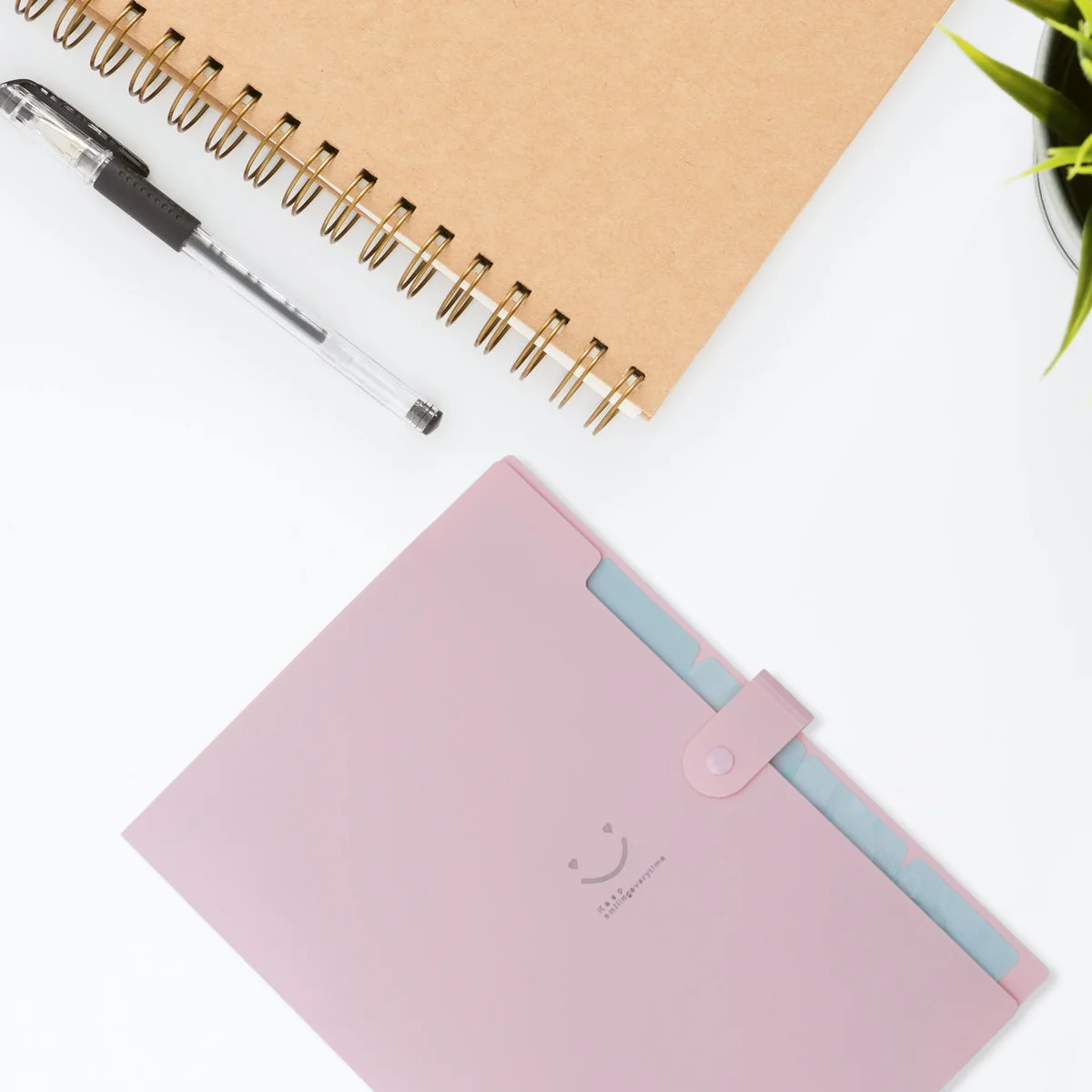 Cartella di file A4 da 2 pezzi in plastica multistrato con pagine inserite, organizer per documenti leggero per cartella di file A4 per casa, ufficio scolastico