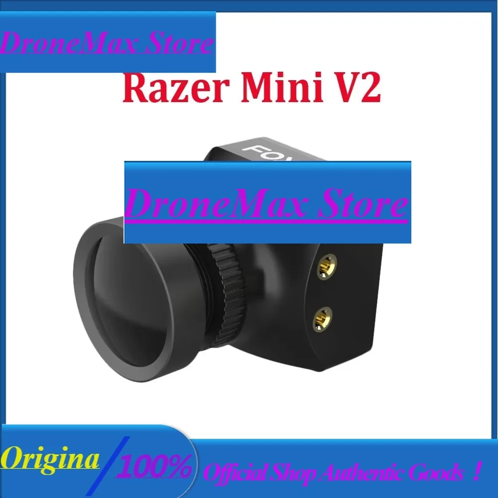 DroMaFoxeer Razer Mini V2 HD 5MP 2.1mm M12 Lens 1200TVL Standard FPV Camera NTSC PAL Switchable 4ms Latency 22*22mm For FPV Dron