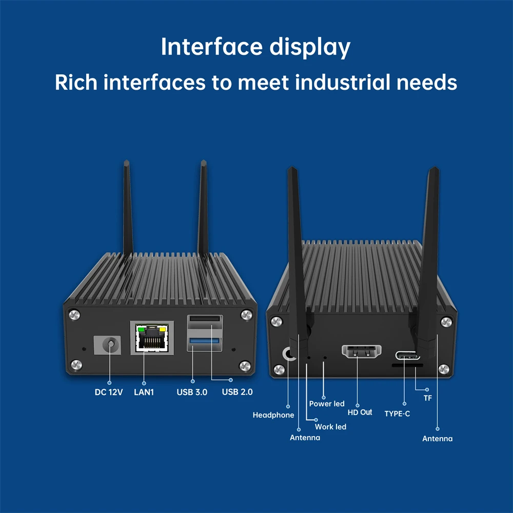 OEM Rockchip RK3588S Octa Core 2.4GHz Dual WiFi 8GB DDR4 RAM 64GB ROM Vero 8K Linux Android TV Box con PCIE2.0