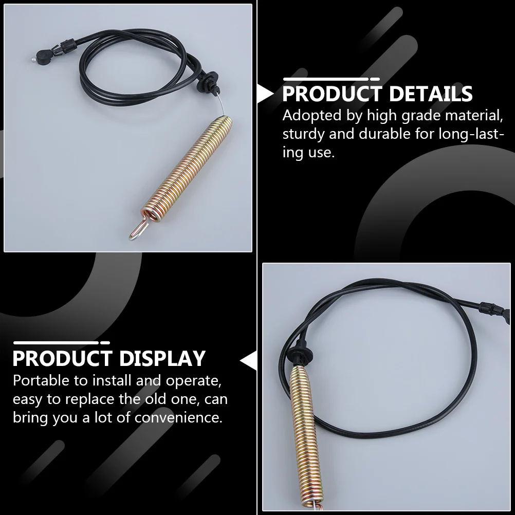 

Durable Grass Cutter Pull Cord High-Grade Steel Clutch Cable For Lawn Tractor Mower Deck Karts Off-Road Motorbike Wear-Resistant