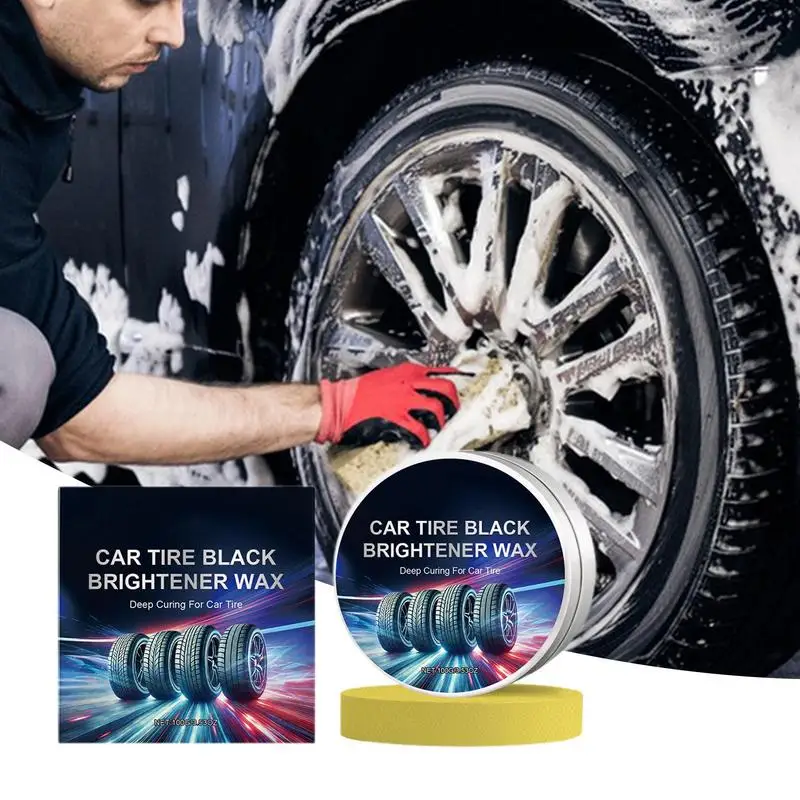 Tire Coating Dust Remover Car Tire Retreading Agent Car Cleaning Tools Tire Cleaner Cream Deep Cleaning Enhanced Shine