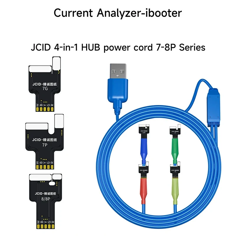 JC Intelligent Drawing Current Analyzer One-Key Booter, Real-time Voltage Power Curves Display, Quickly Locate Failure Points