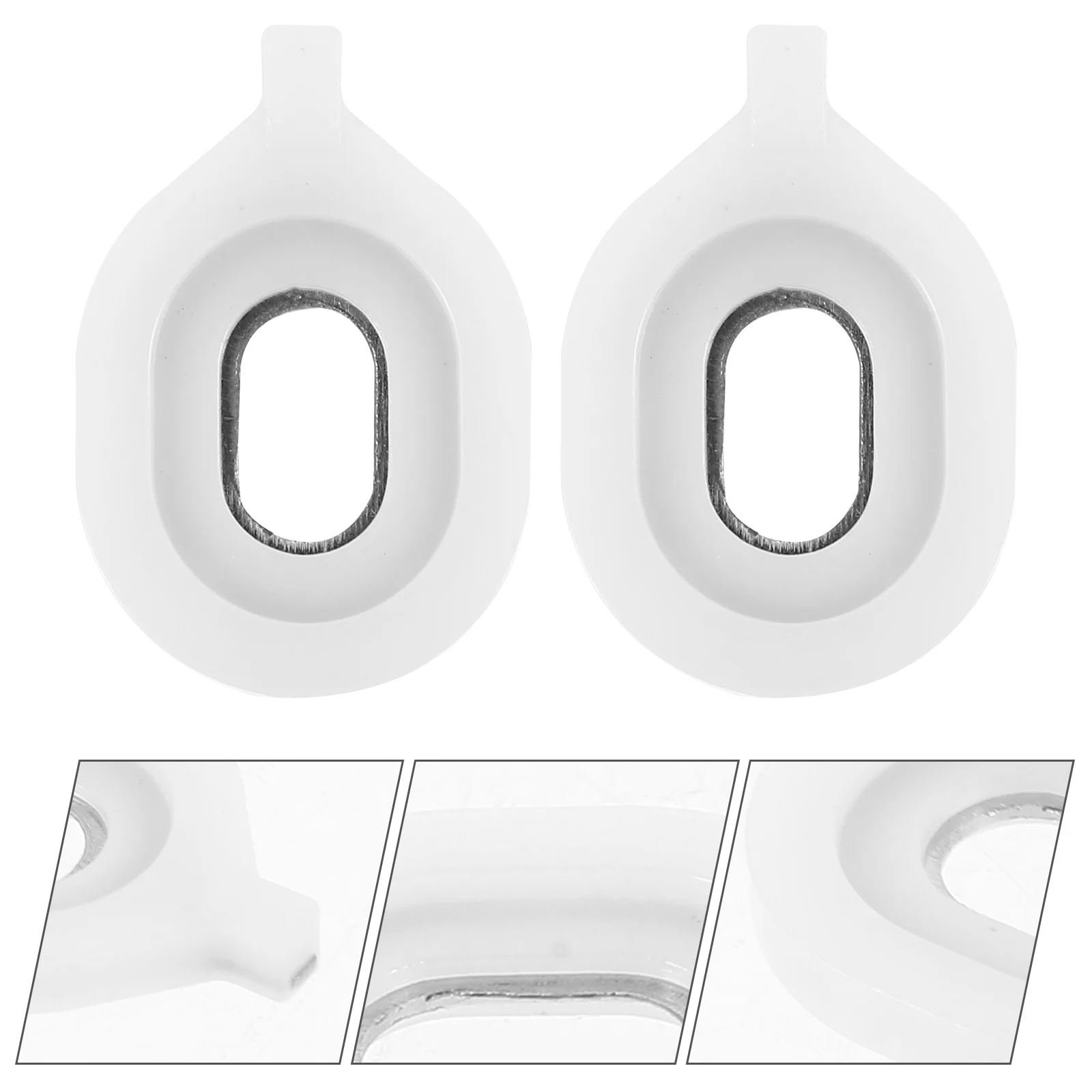 

3 Pcs Small Number Holding Accessories Instrument Replacement Part Plastic Valve Parts