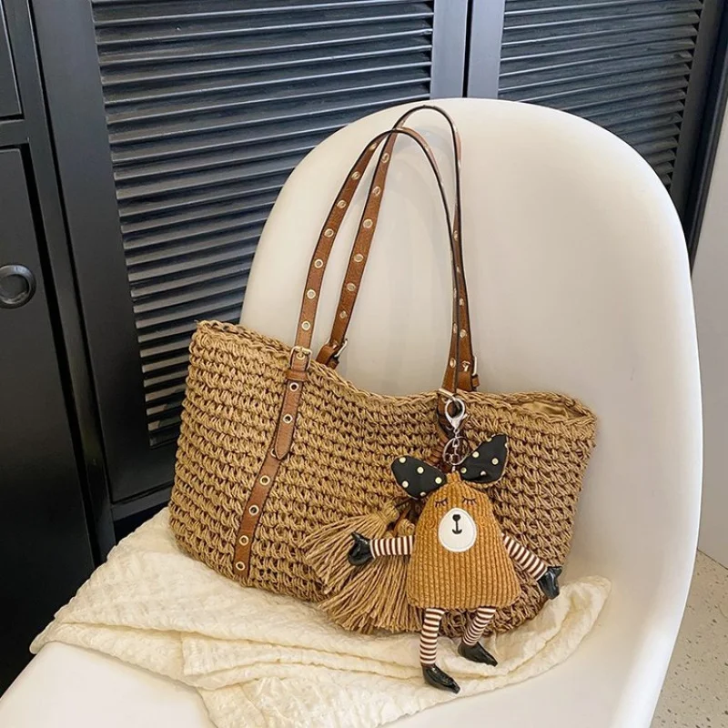 

Модная кожаная женская сумка-мессенджер, элитная роскошная изысканная модная винтажная повседневная сумка для пригородных поездок ​