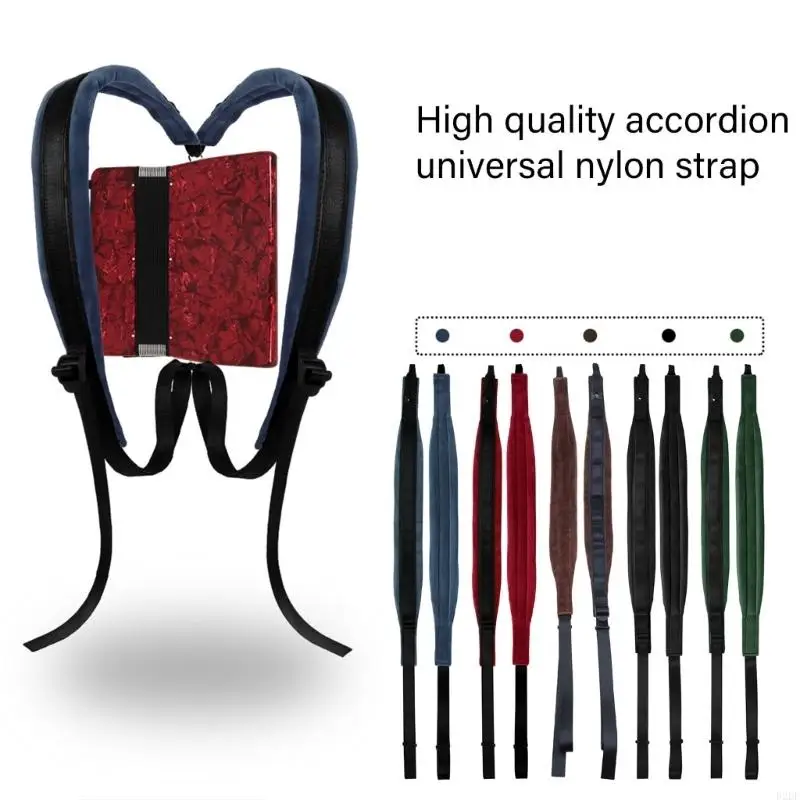  Multifuntional Accordion Harness Soft Accordion Straps Accordion Shoulder Pad Shoulder Harness Suitable for Accordion