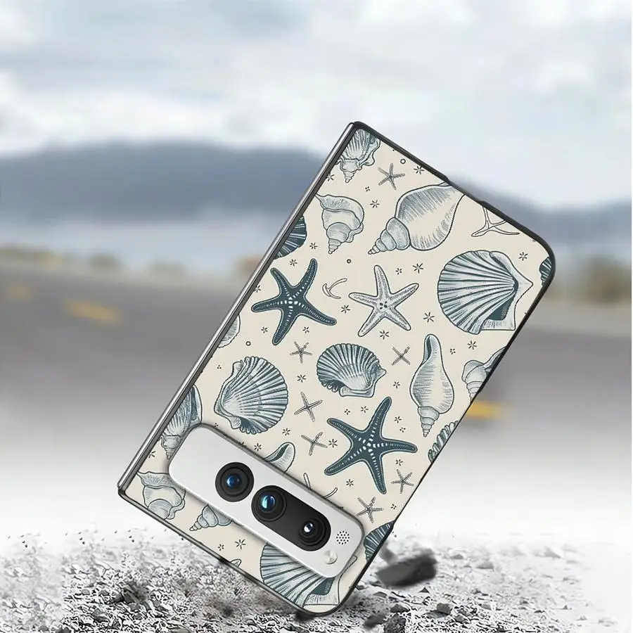 Marine Organism Shell Case for Google PixelFold Pixel Fold Phone Shell