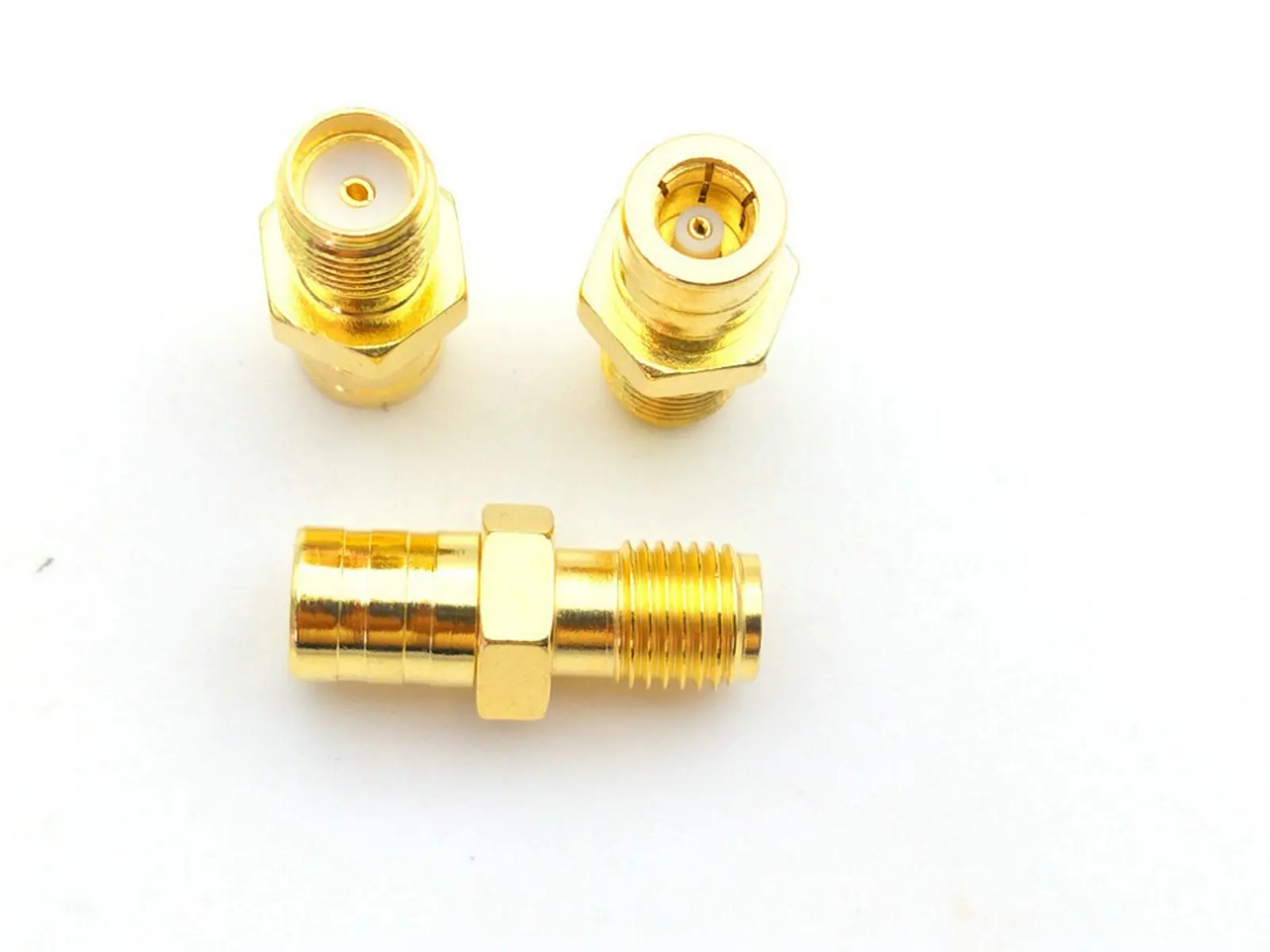 

20pcs/100pcs Gold SMA Female To SMB female jack Straight RF connectors