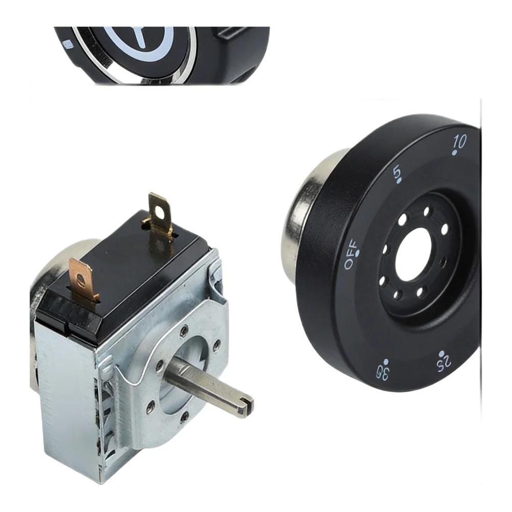 Efficiently Manage Cooking Times Mechanical Timer Switch With Bell Notification Designed for Microwaves and Other Appliances