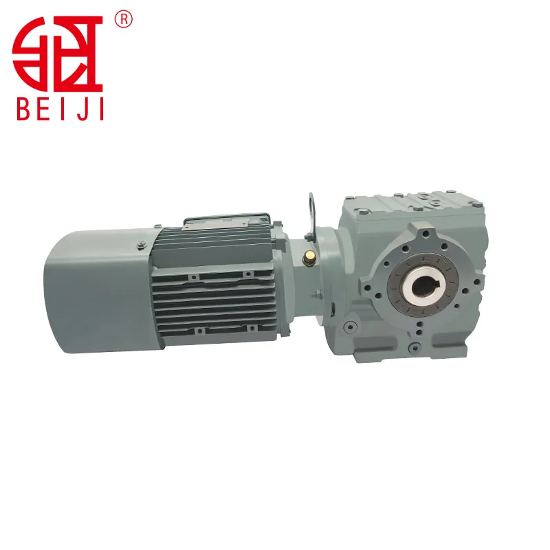 S Series Helical Gear Box Flange-mounted Inclined Drive Reducer Motor Shaft Medical Use ISO9001 Certified 10 ODM