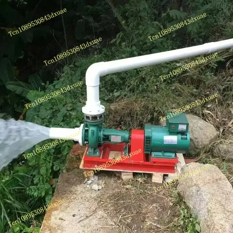 Small Hydro Power Generator 3kw 5kw 8kw 10kw Mini Water Powered Generators with BrushlessDouble Nozzle Turbine