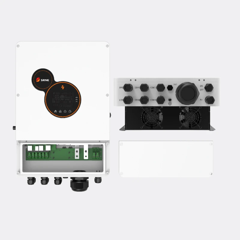 Hybrid Solar Inverter 48v/5.5kw 100A MPPT Tracker with Work without Battery Function for Household System