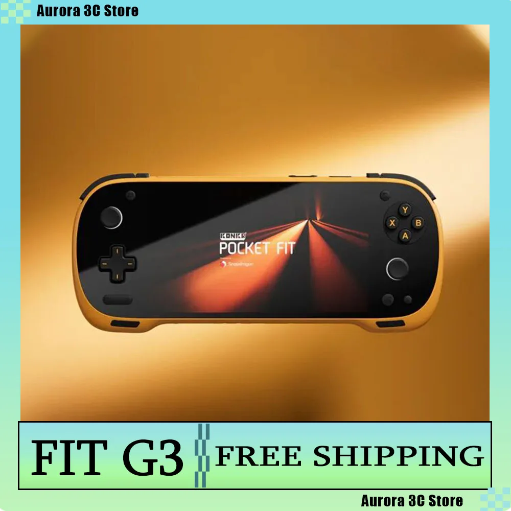 AYANEO Pocket FIT G3 Gaming Console Snapdragon 8Gen3 6'' LCD 144HZ Screen RGB Hall Joystick Android Handheld 8000mAh Battery