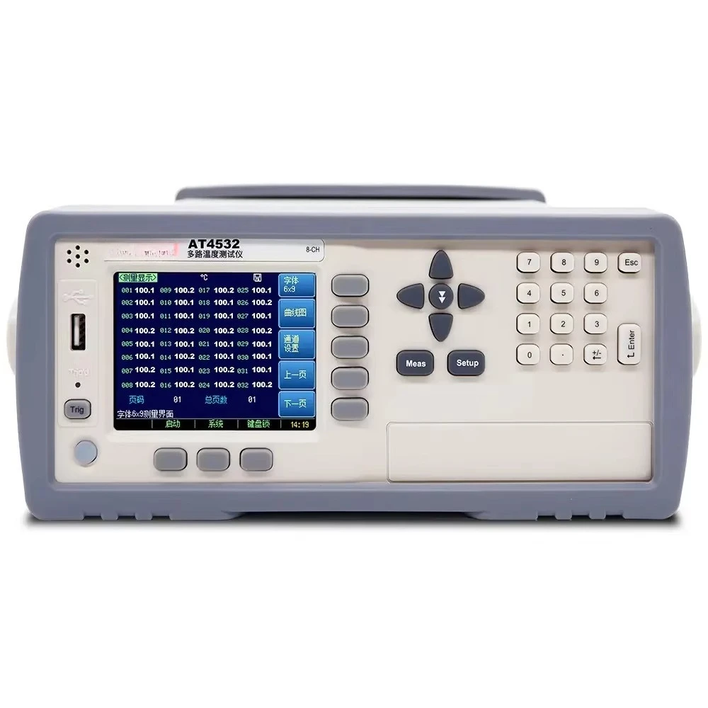 AT4532 0.1C 32 CHANNEL TEMPERATURE METER DATE LOGGER TESTING INSTRUMENT