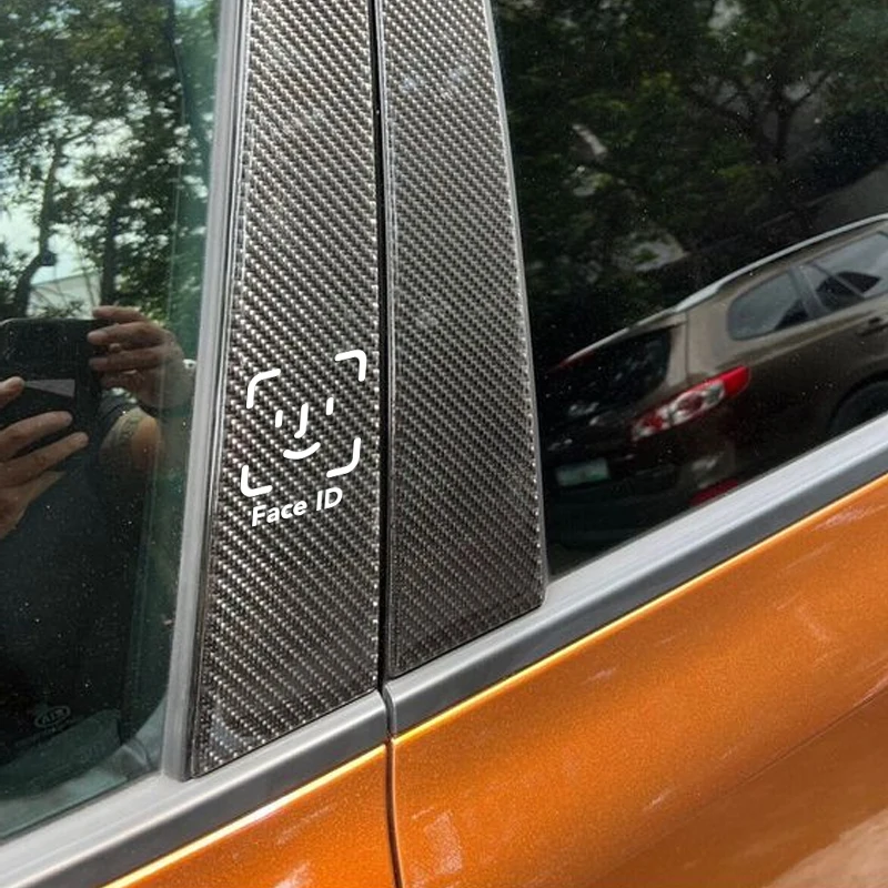 FACE ID decal,creative&funny stickers, Car funny accessories,for car truck&laptop!For a Unique and Personalized Look!