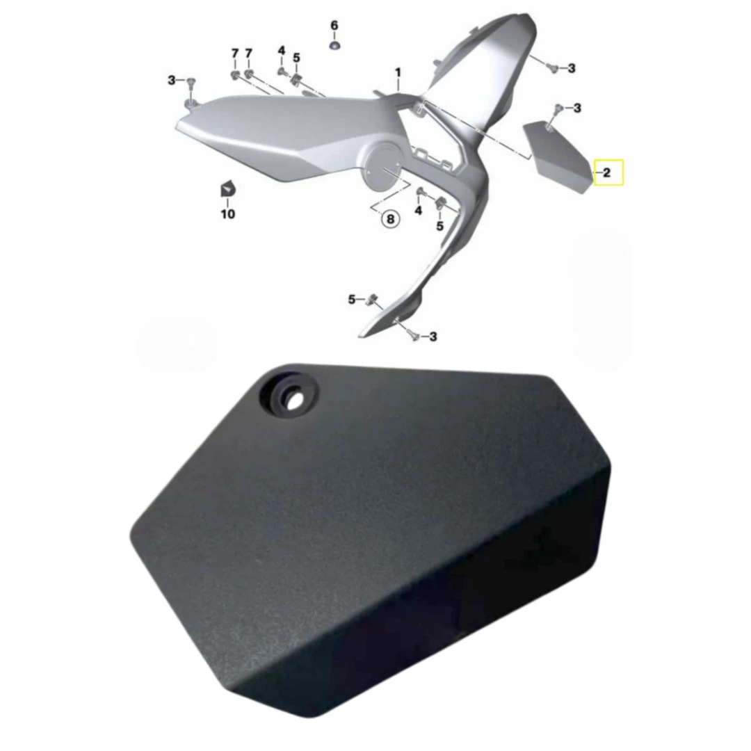 Suitable for BMW R1200GS Adventure 2013-2017 Waterbird Right Water Tank Water Inlet Cover Plate
