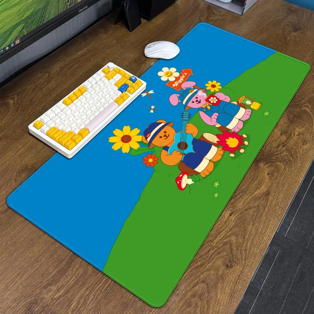 لوحة ماوس Wiggles Wiggles MouseMat XXL ملحقات الكمبيوتر لوحة مفاتيح كبيرة لطاولة الكمبيوتر المحمول المنتج الجديد لألعاب الألعاب