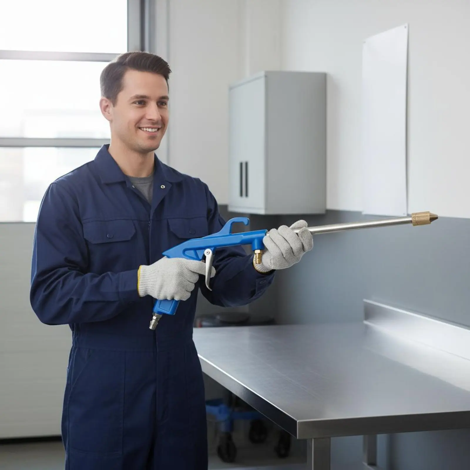 Air-Water Spray High Pressure Engine Cleaning Truck Air Duster Dust Blowing Wear Resistant for Mechanics, Workshop
