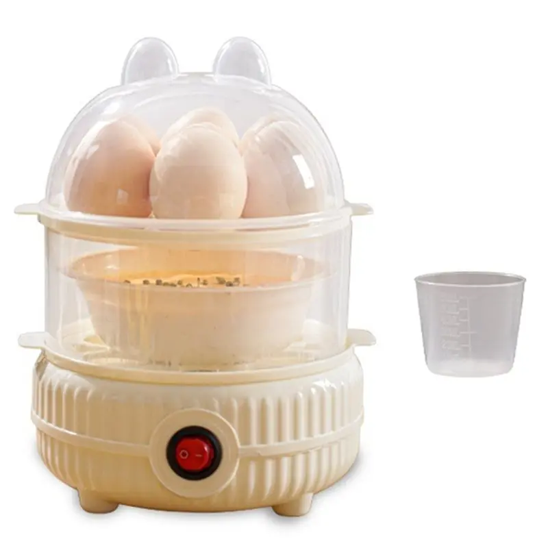 

A83G-Compact Egg Cooker With Auto Shut Off For Hard/Soft Boiled Eggs & Custard, Ideal For Dorms US Plug