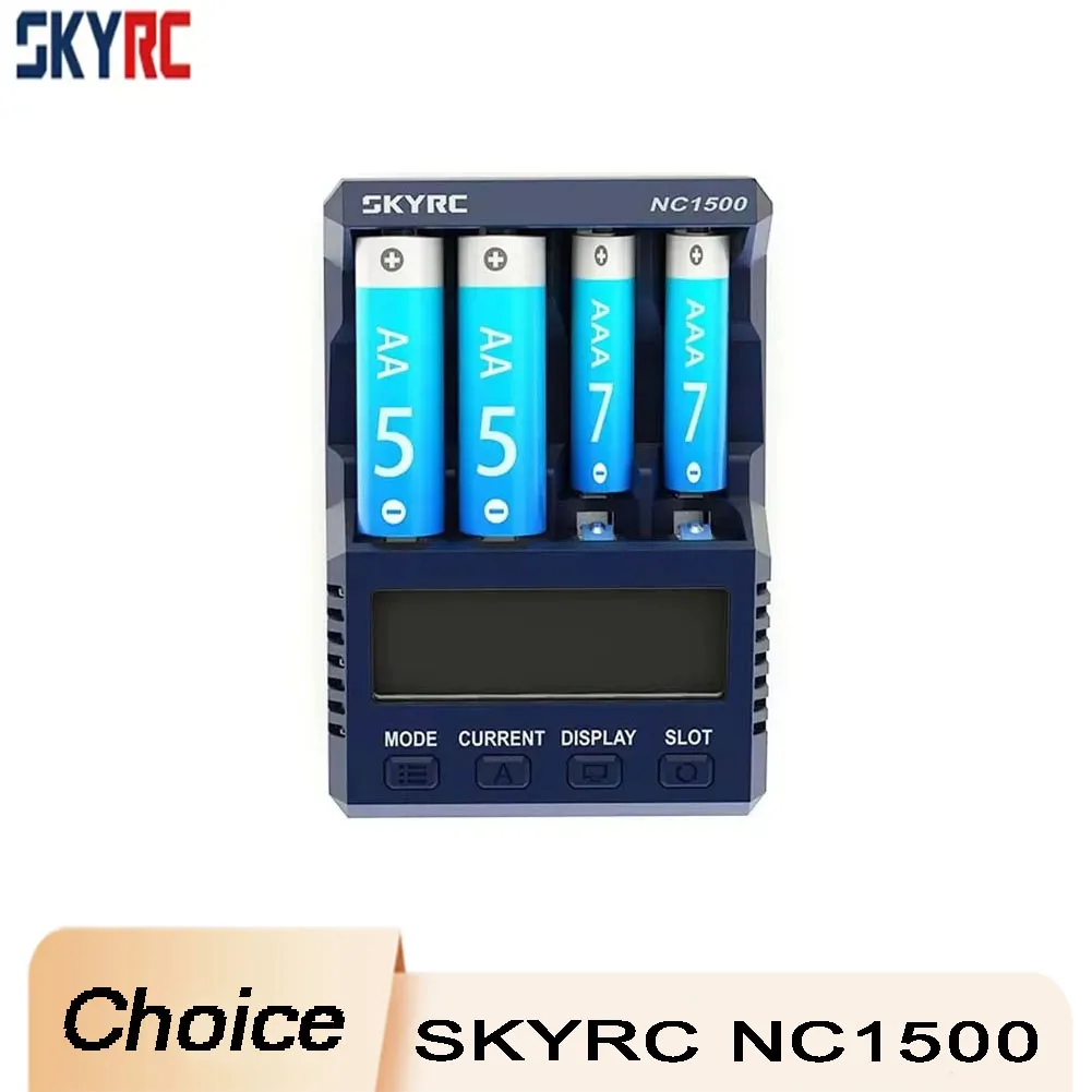 

SKYRC NC1500 Анализатор зарядного устройства AA/AAA — профессиональное зарядное устройство для 4 никель-металлогических аккумуляторов типа АА, многофункциональная батарея