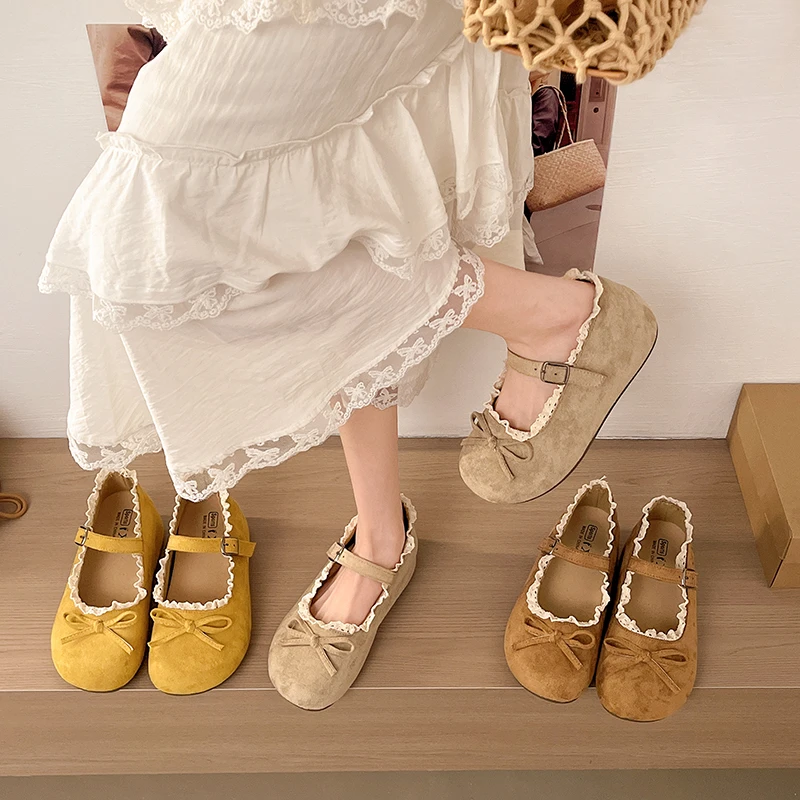 Casual Trend Mary Jane Breathable Lining Keeps Feet Dry, Chafe-free Raised Sole Wear-resistant Everyday Casual Footwear