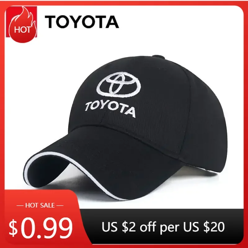 

Для Toyota 2026, горячие кепки-концентраторы, новая автомобильная бейсболка, модная спортивная хлопковая кепка с солнцезащитным крепком для Toyota Corolla Avensis Yaris Rav