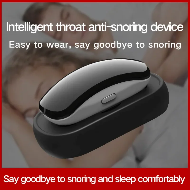 

New Portable Intelligent Snoring Stopper Anti snoring Device Improves Snoring Magnetic Charging Stand Chip Pulse Snoring Stopper
