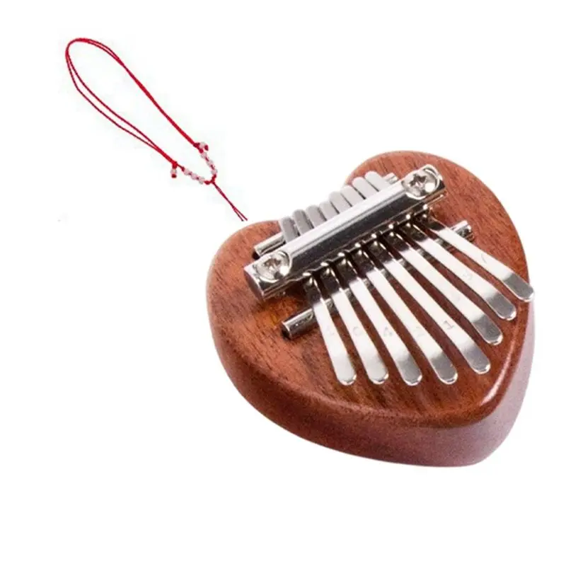 AA90-Mini Kalimba Thumb Piano 8 Key Portable Pocket Finger Piano 8 Key Mini Kalimba For Beginners Musical Gift - view 3