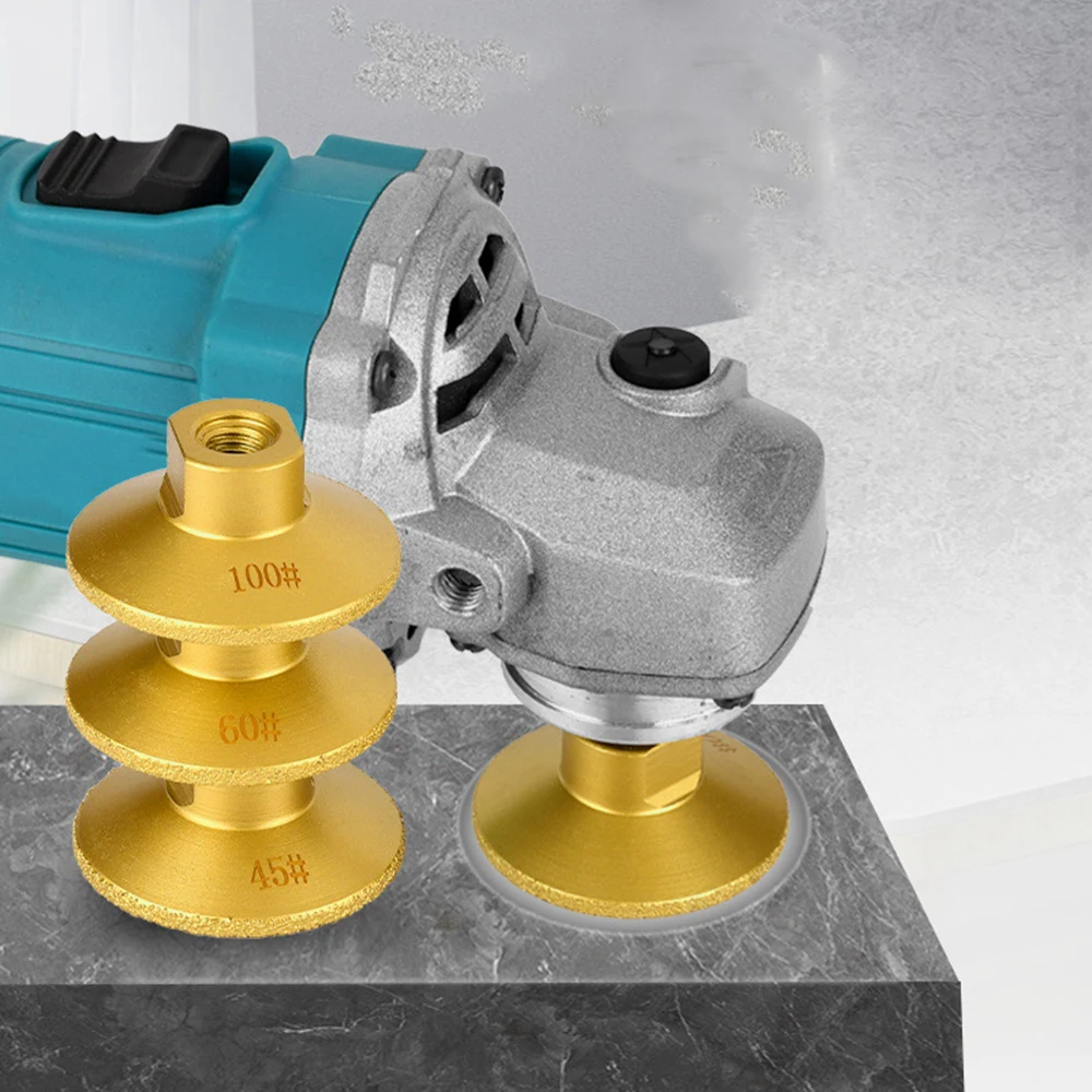 2 بوصة 50 مللي متر جلخ لوحة تلميع الرخام الكوارتز الجرانيت حصوه طحن أداة حادة M14/M10 الماس صنع من النحاس شقة رأس مطحنة