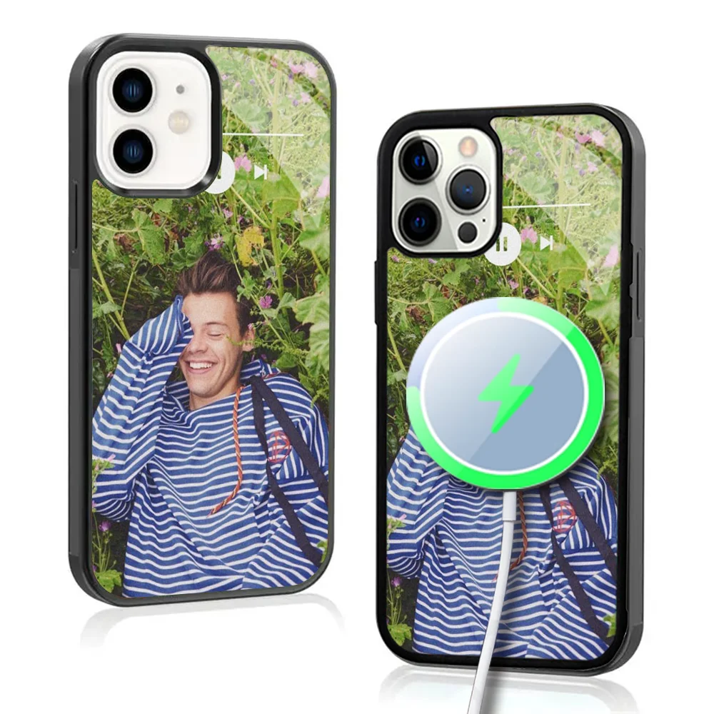 Singer H-Harry S-Styles Phone Case For IPhone 16 15 Pro Max Case 14 Plus 13 12 11 Magesafe Magnetic Wireless Charge Cover