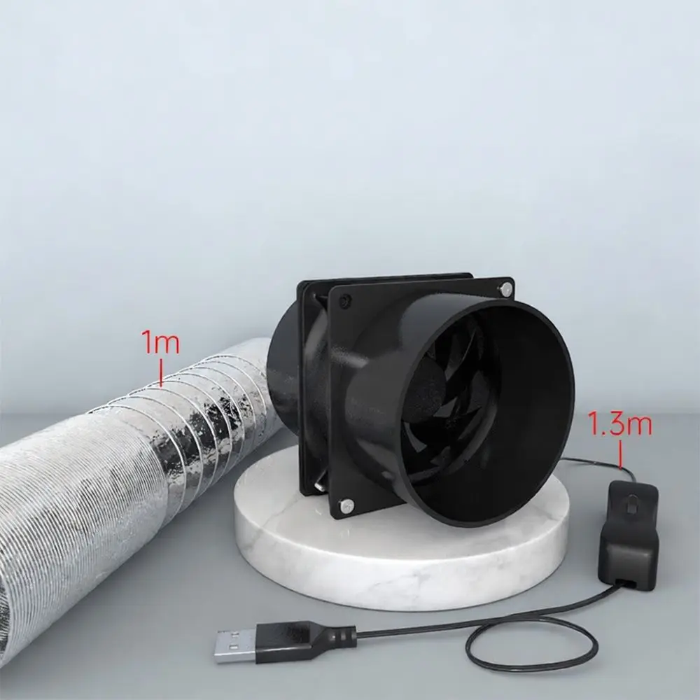 USB Powered Moxibustion Smoke Extractor Fan Duct Ventilation Tool Compact Air Cleaner Blower For Home Indoor Usage