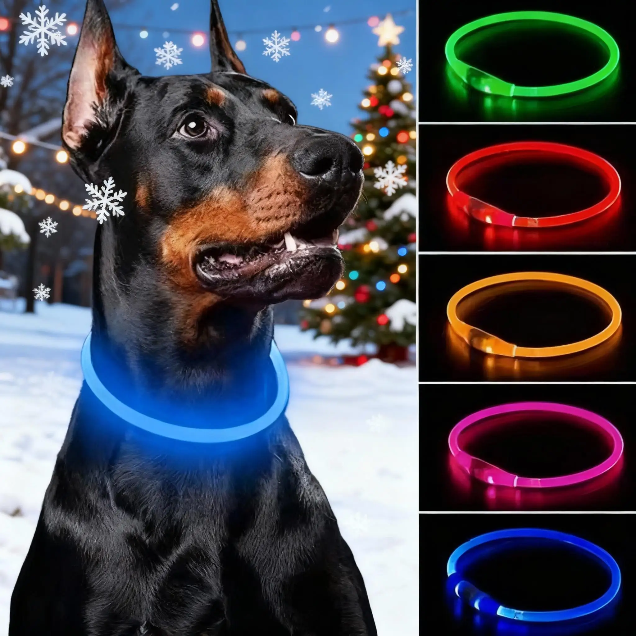 Collier rechargeable réglable