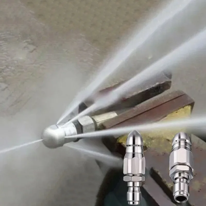 10/1pcs Sewer Jetter Nozzle Sewer Cleaning Tool Pressure Washer Mouse Head Pressure Sprayer Parts Washing Cleaning Accessories