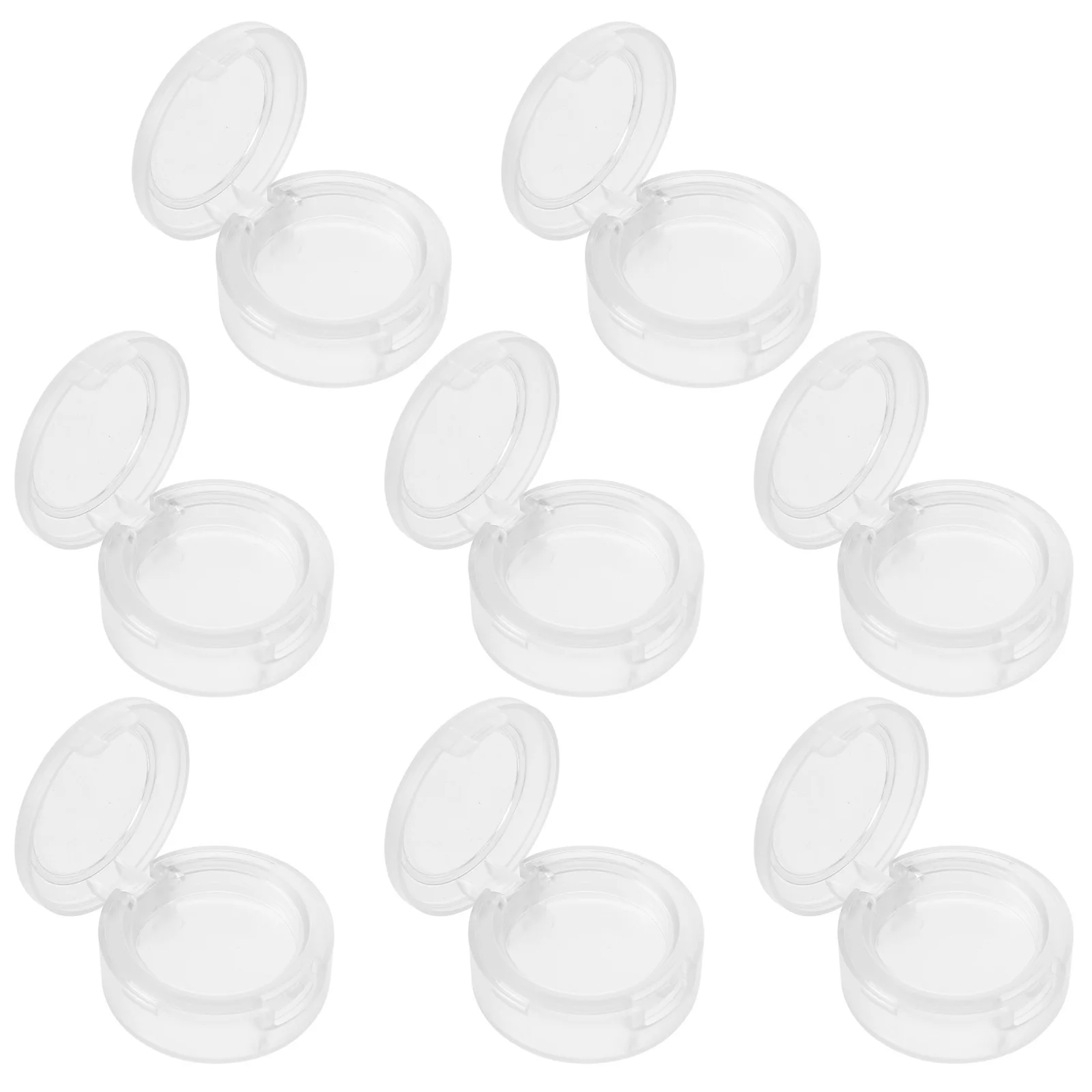 Scatola di ricambio per ombretti da 8 pezzi, custodia compatta per trucco, contenitore vuoto, scatola di ricambio per ombretti