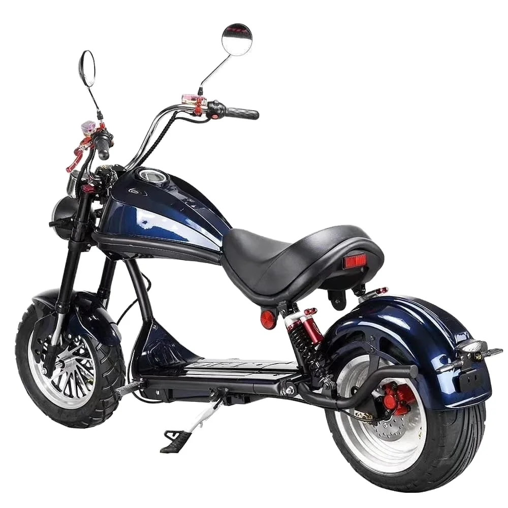 2022 Adult electric motorcycle with 12 inch big tire 2000W 60v 20ah battery cheap scooter electric citycoco