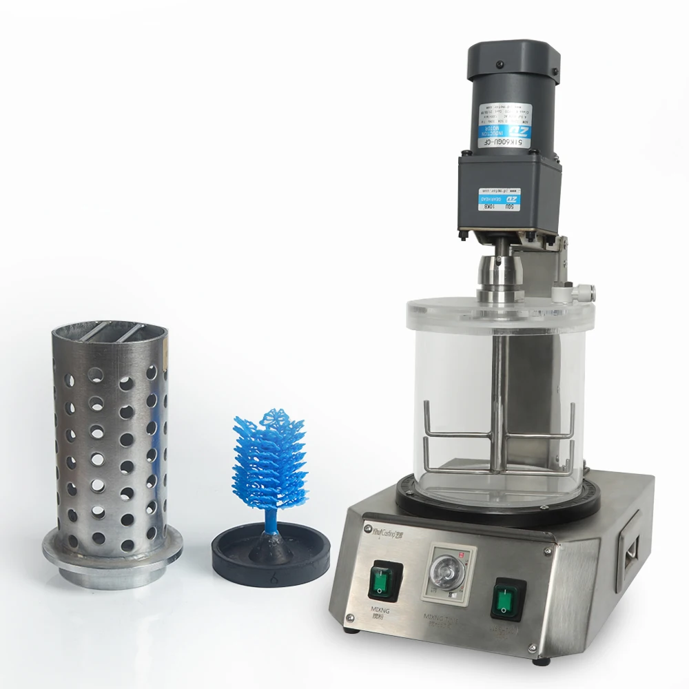 

Mini Vacuum Mixer for 4pcs 4"*10" Flask Mixing Machine for Investment Powder Jewelry Casting Mini Jewelry Machinery