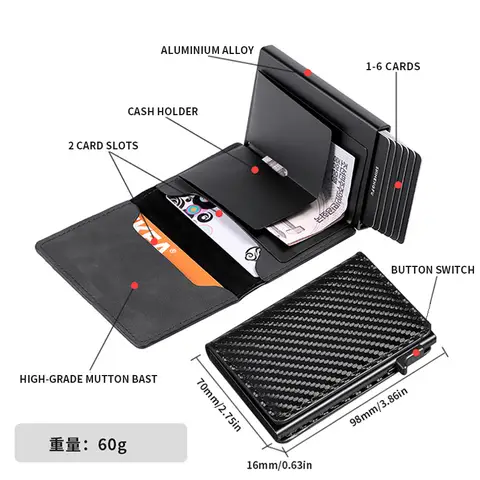 10 best sales पुरुषों का कार्ड धारक - №5