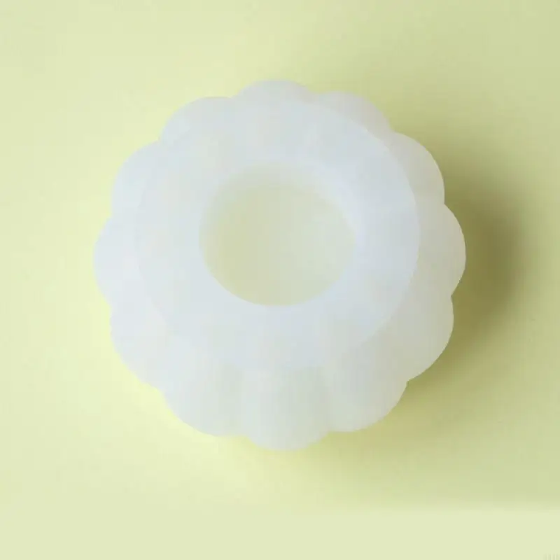 Resin Candle Holder Silicone Mold Pumpkin Tealight Resin Mold Candlestick Epoxy Casting Mold for Jewelry Box Home Decor